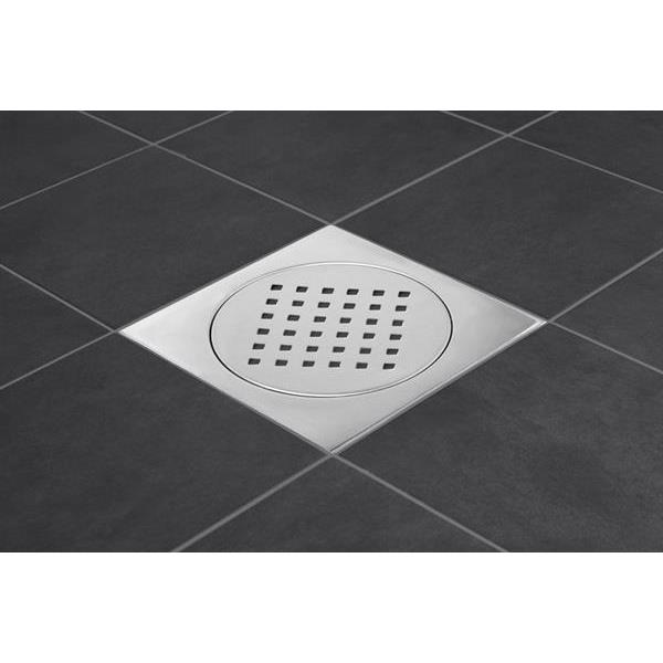 Floor drain cover Stockholm acid-resistant without pipe cut