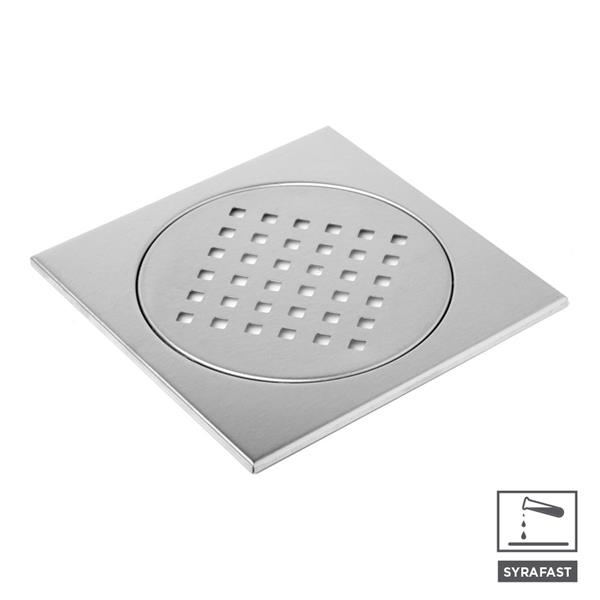 Floor drain cover Stockholm acid-resistant without pipe cut