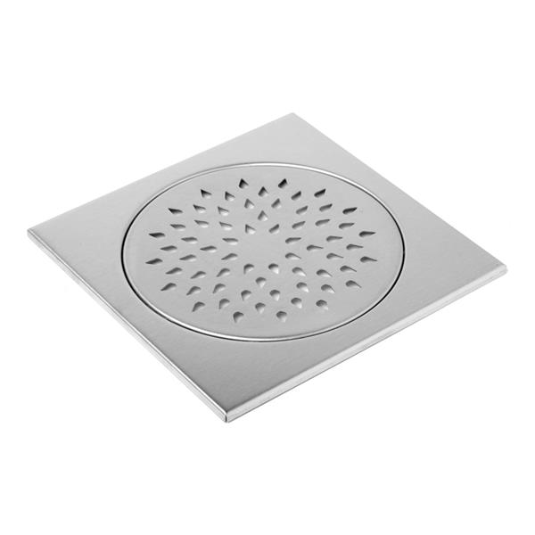 Floor drain cover London without pipe cut