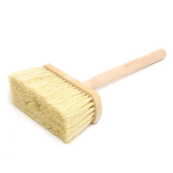 Lime brush with wooden shaft