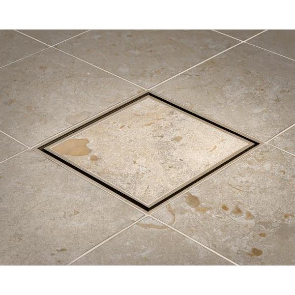 Floor drain cover Tile In Frame 200 Sand stone