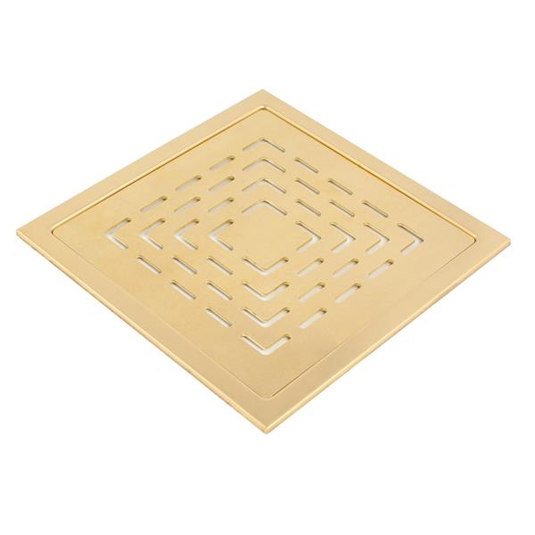 Floor drain cover Milano Lux Brass
