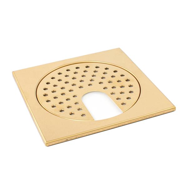 Floor drain cover Brass with pipe cut