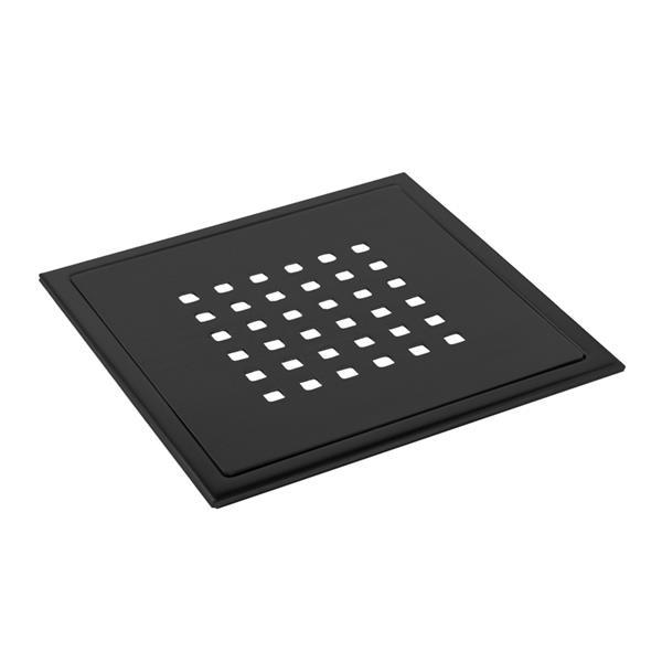 Floor drain cover Stockholm Lux Black
