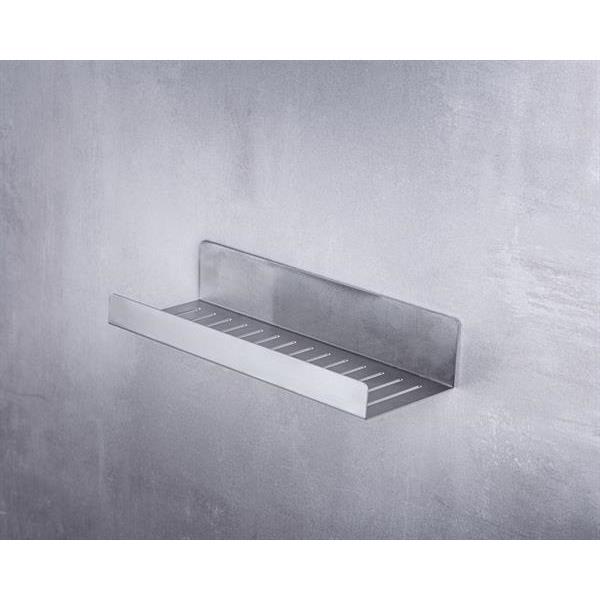 Shower shelf Line Glue-up Brushed