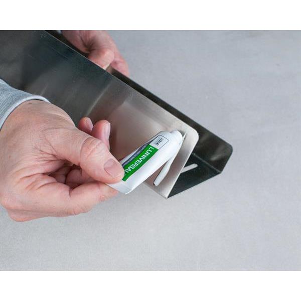 Shower shelf Line Glue-up Brushed