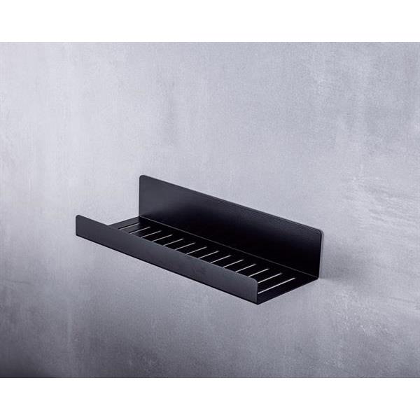 Shower shelf Line Glue-up Matt Black