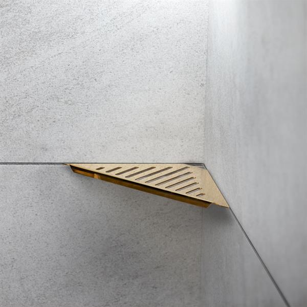Shower shelf Corner New York Gold