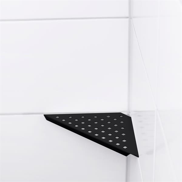 Shower shelf Corner Stockholm Black