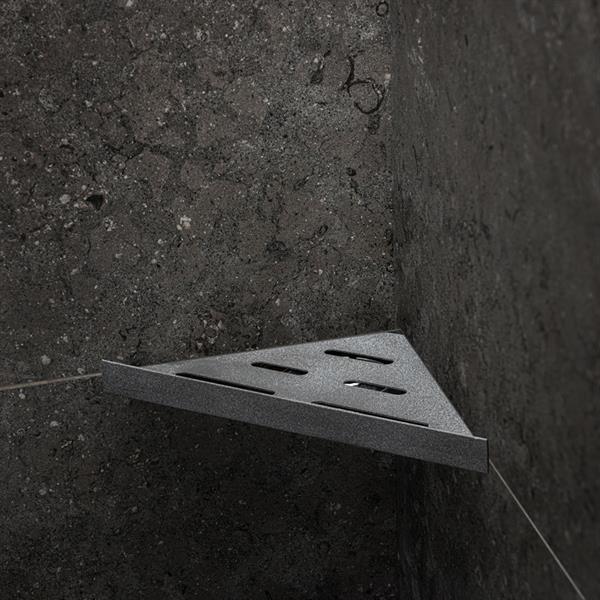 Shower Shelf Tile In Air Dark Granite