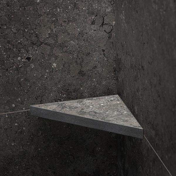 Shower Shelf Tile In Air Dark Granite
