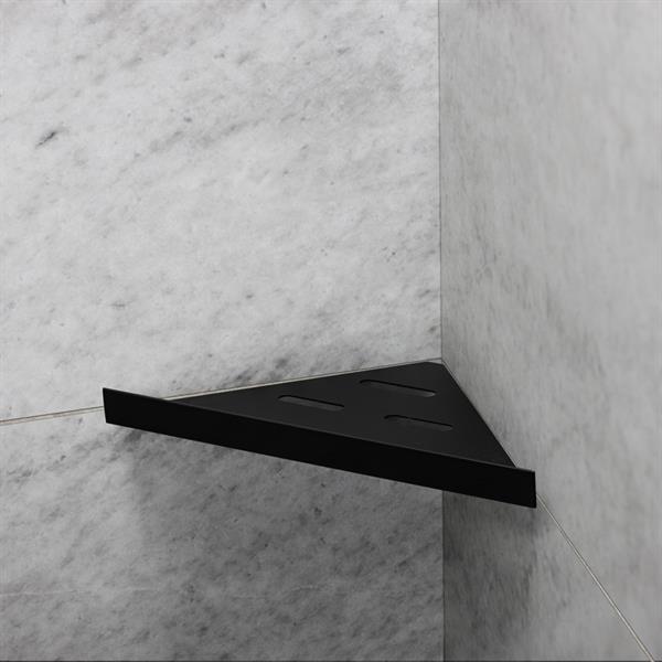 Shower Shelf Tile In Air Matt Black