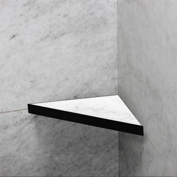 Shower Shelf Tile In Air Matt Black