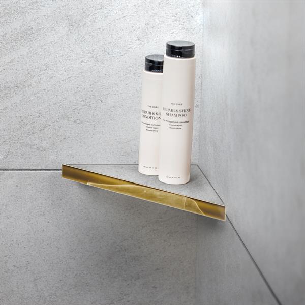 Shower shelf Tile In Gold