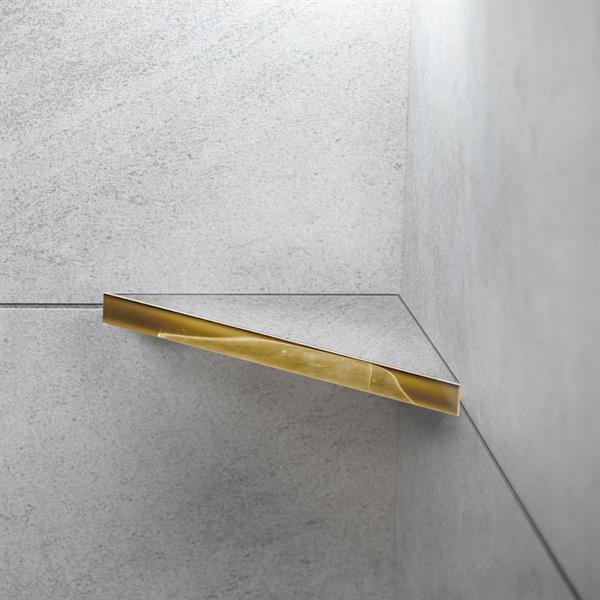 Shower shelf Tile In Gold
