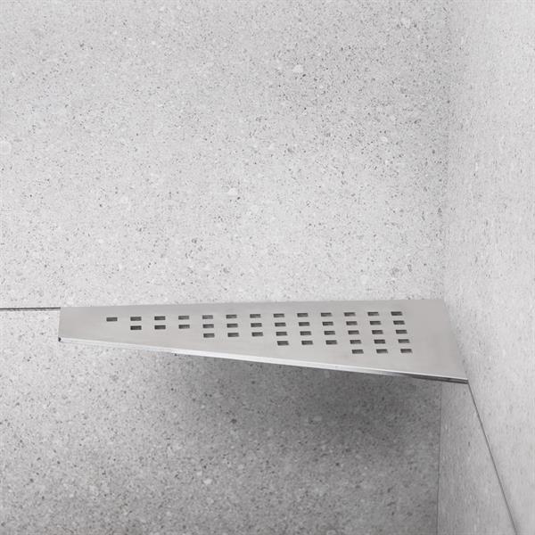 Shower Shelf Wing Stockholm Brushed