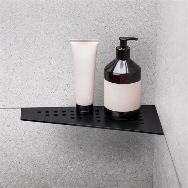 Shower Shelf Wing Stockholm Black
