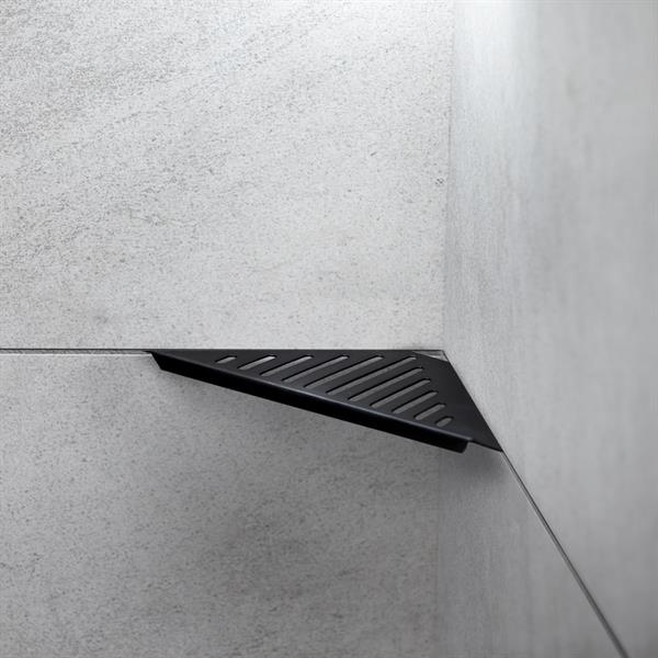 Shower shelf Corner New York Black