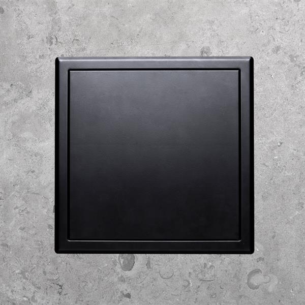Inspection door PUSH Black 300x300 mm