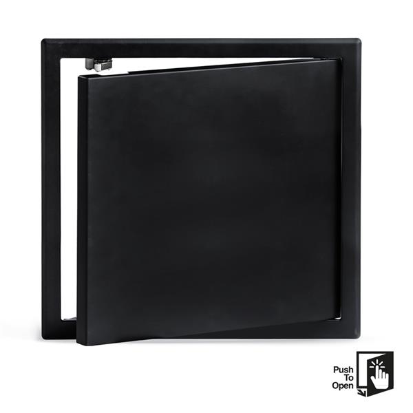 Inspection door PUSH Black 300x300 mm