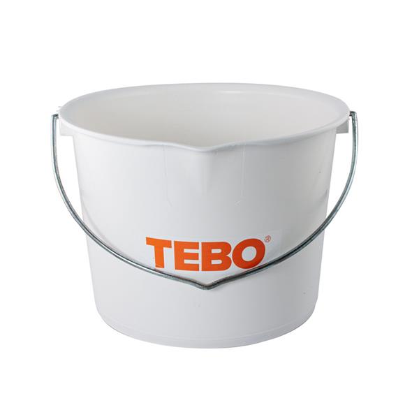 Heavy Duty bucket 20 L white w / spout