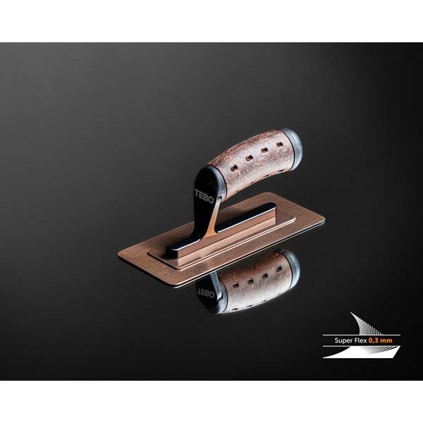 Venetian Plastering Trowel Premium Leather 200 mm Super Flex