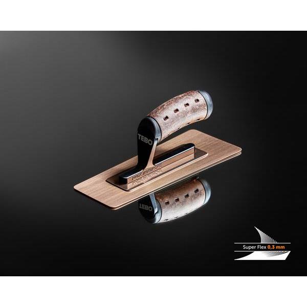 Venetian Plastering Trowel trapezoid Premium Leather 240 mm Super Flex