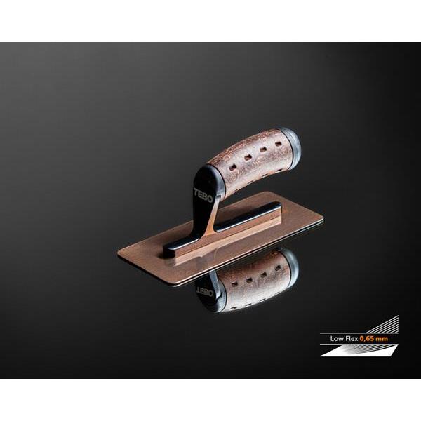 Venetian Plastering Trowel Premium Leather 200 mm Low Flex