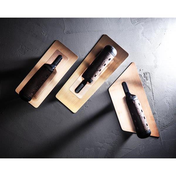 Venetian Plastering Trowel Corner Premium Leather 240 mm Super Flex