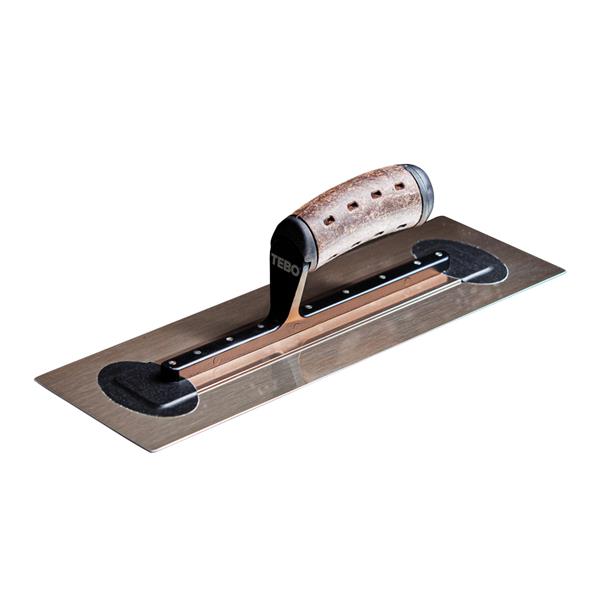 Plastering Trowel Premium Leather 356 mm Medium Flex