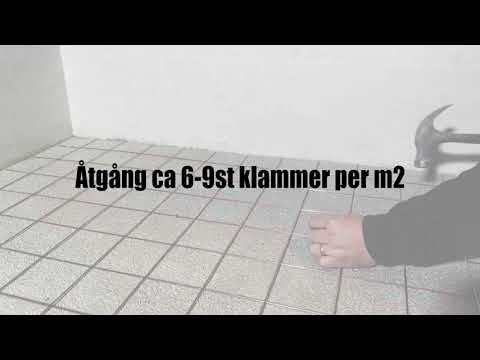 Tebo Taggklammer för EPS-betong - Montering