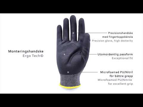 Monteringshandske Ergo Tech©